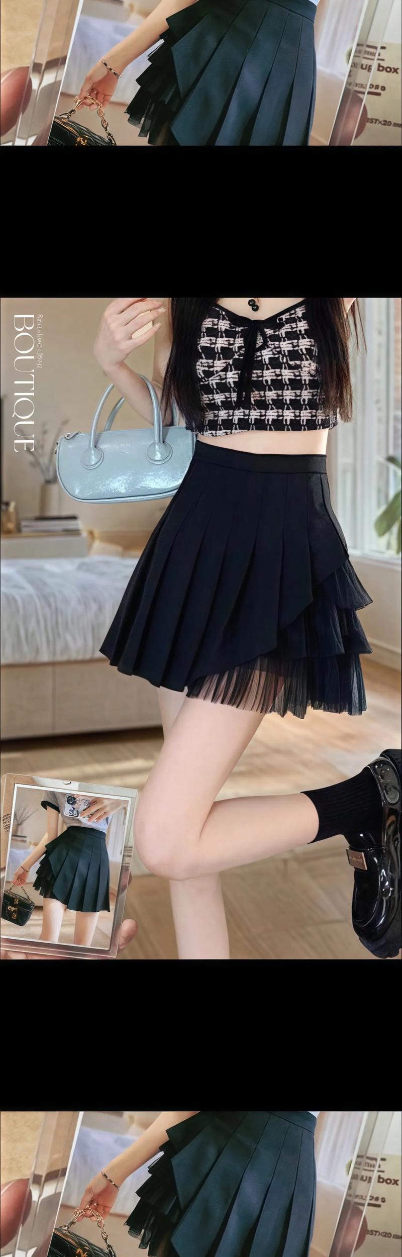 短裤纱裙怎么搭配