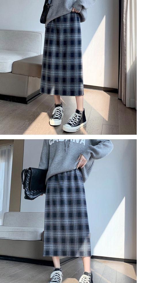 大格子裙怎么搭配