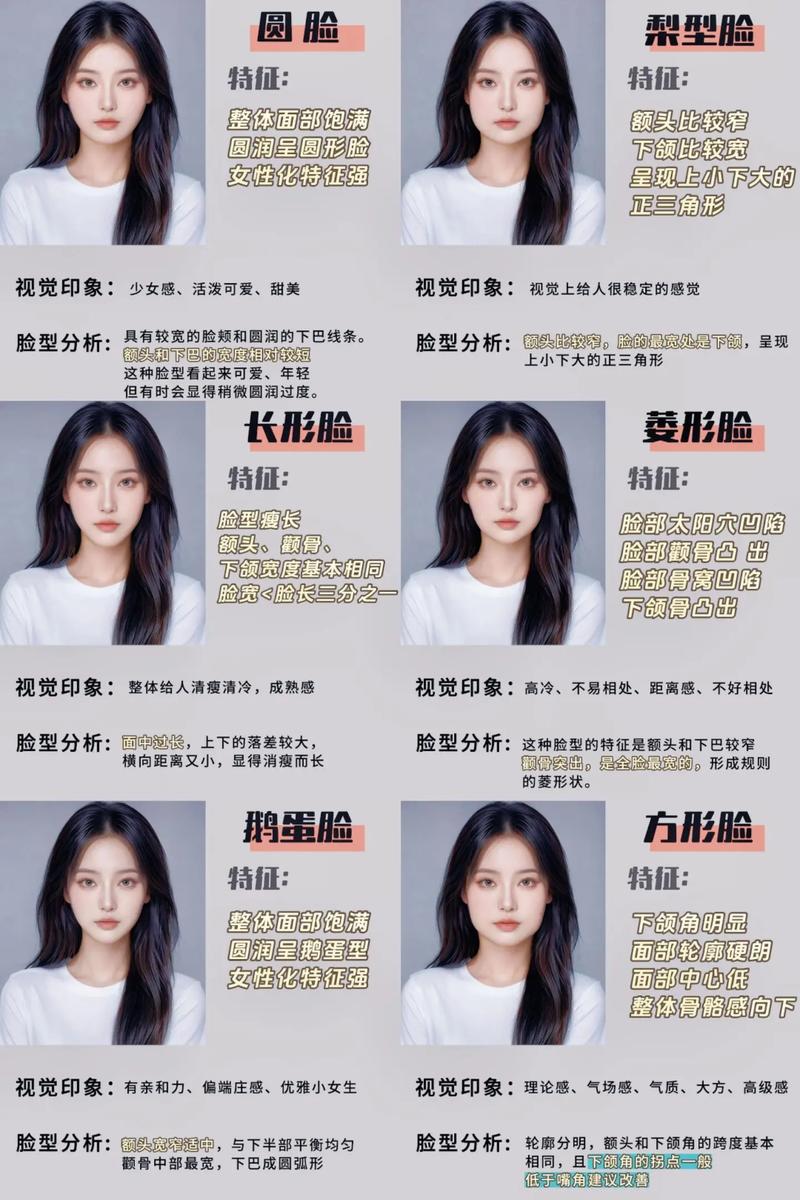 测试自己是什么脸型