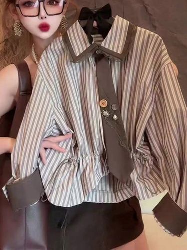 条纹衬衫配什么领带