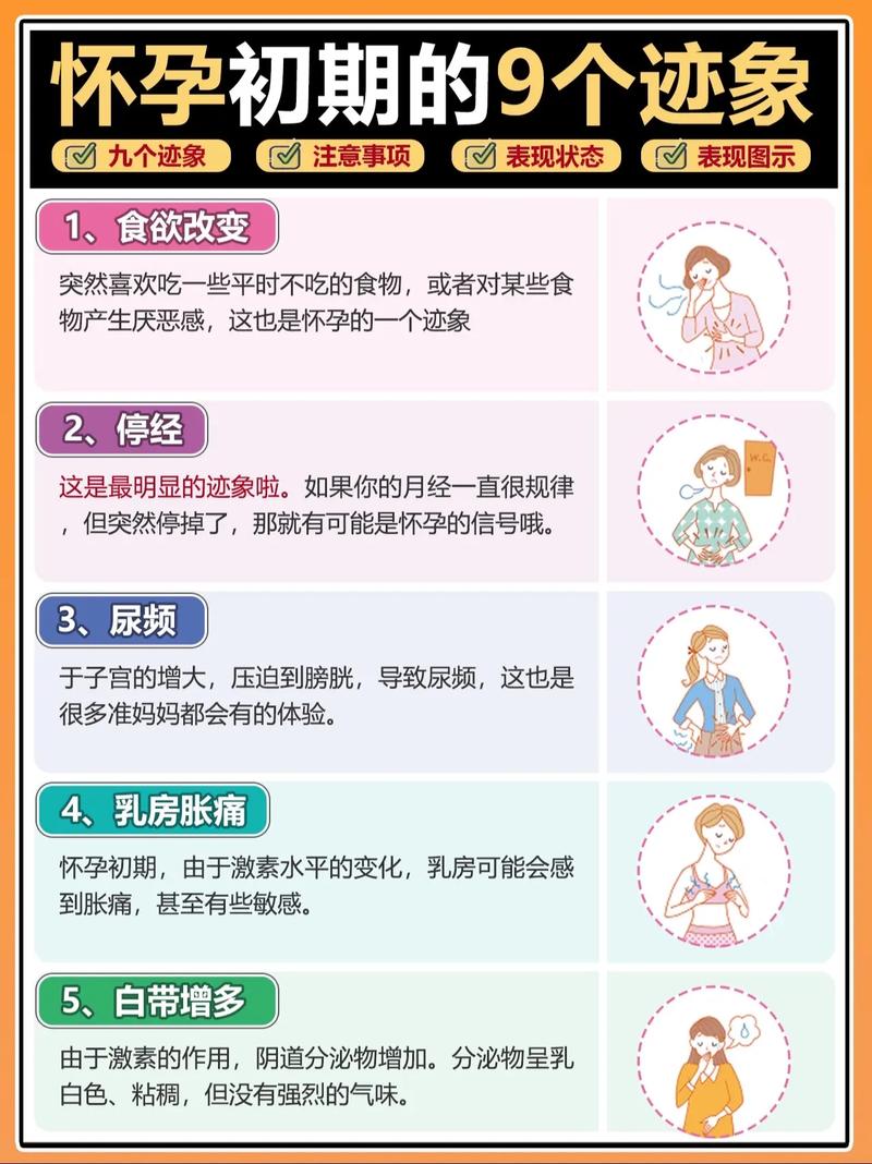 女人怀孕有什么症状