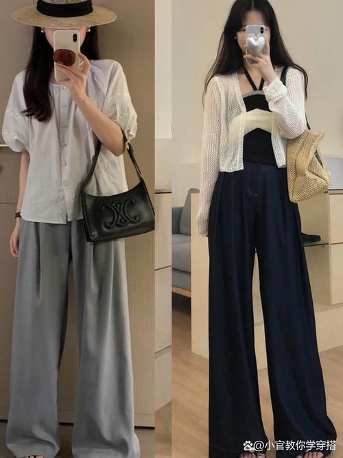 穿高腰裤怎么搭配图片