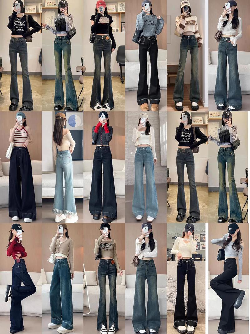 穿高腰裤怎么搭配图片