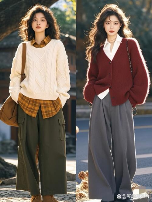 时装毛衣怎么搭配图片欣赏