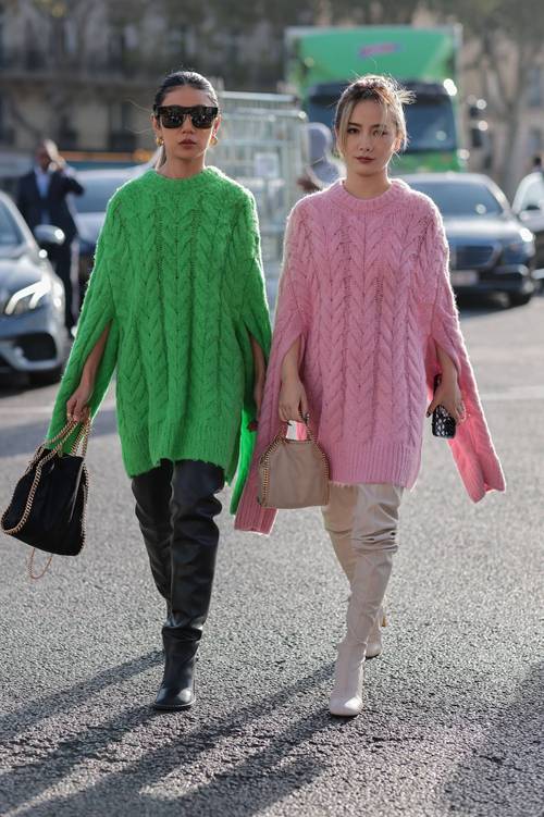 时装毛衣怎么搭配图片欣赏