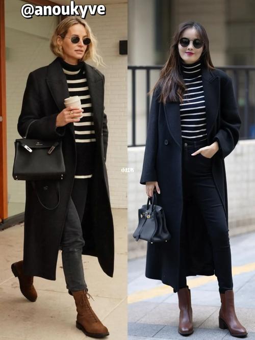 黑色大衣怎么搭配打底衫