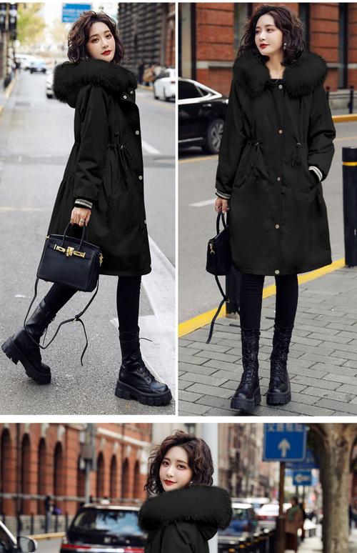 长款棉衣女怎么搭配鞋子好看图片欣赏
