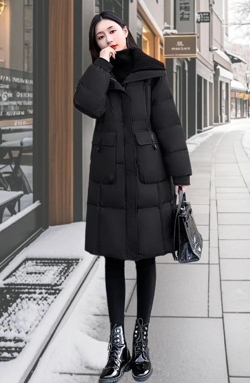 长款棉衣女怎么搭配鞋子好看