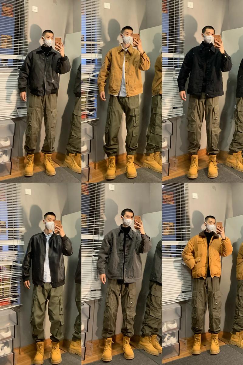 工装裤配什么鞋男