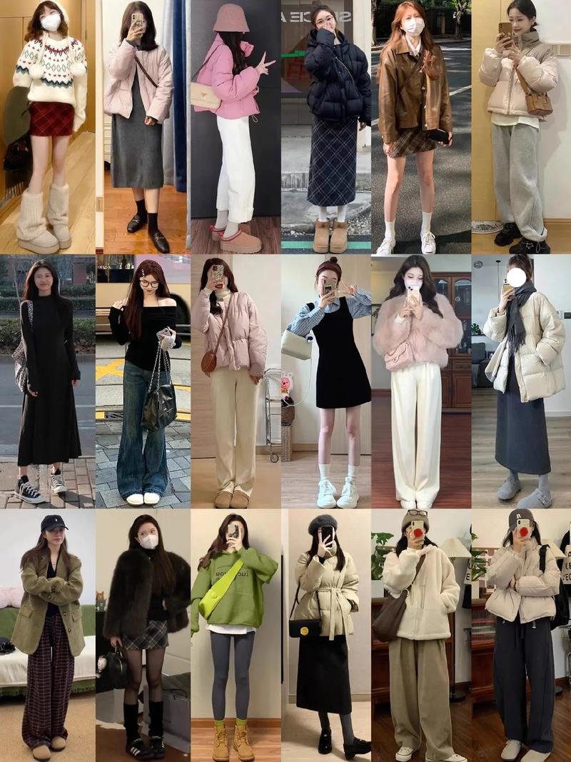 学生冬季怎么样搭配衣服好看图片