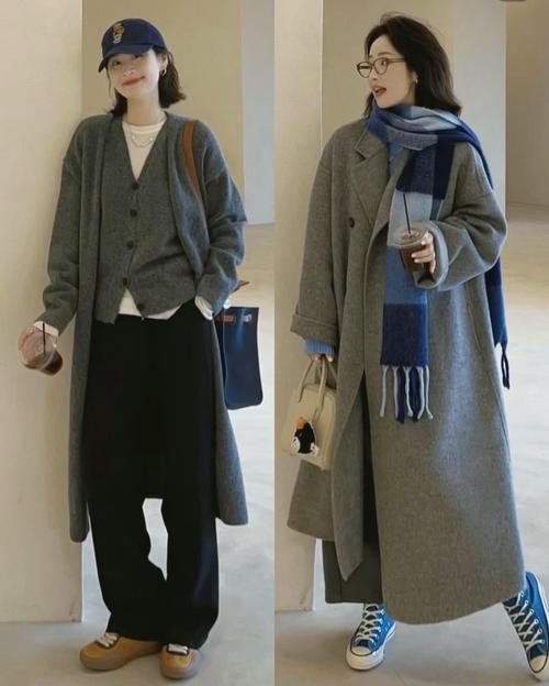 风衣带围巾怎么搭配