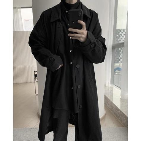 男士呢子黑色衣服怎么搭配裤子