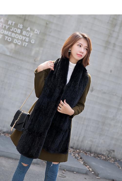 皮草围脖怎么搭配