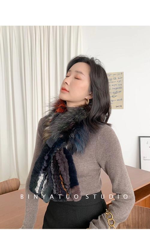 皮草围脖怎么搭配