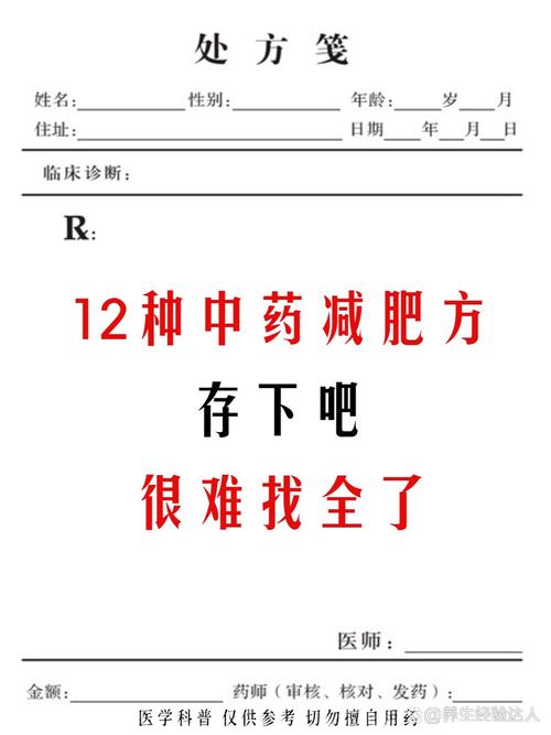 中医减肥用什么中药配方