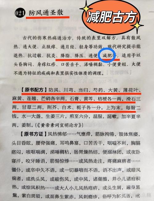 中医减肥用什么中药配方