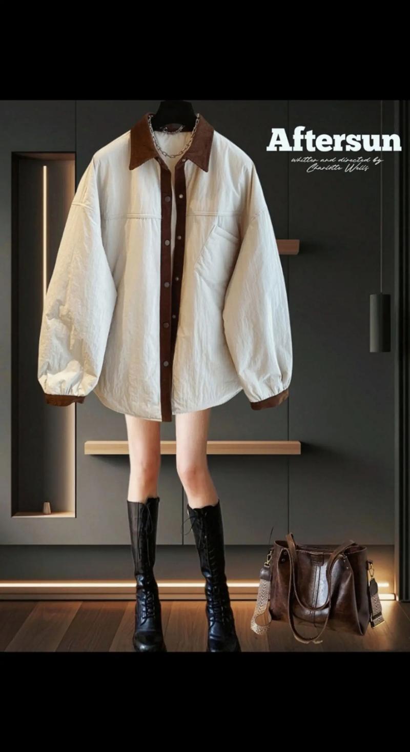 1米55穿超长棉服怎么搭配