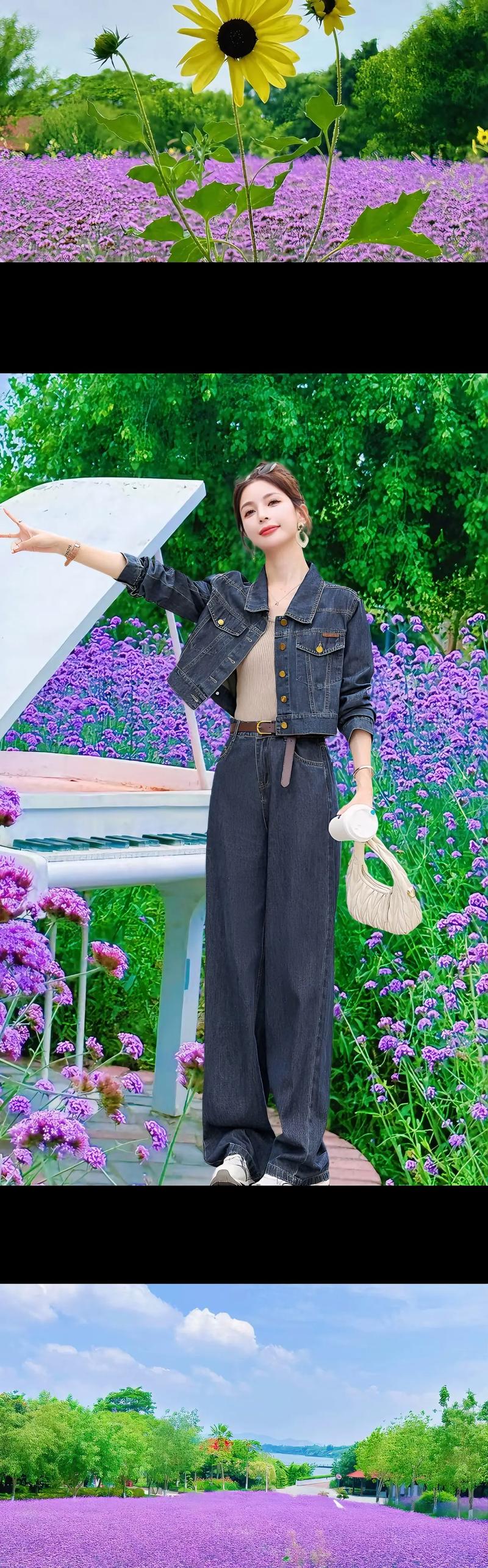 牛仔阔腿裤搭配什么外套