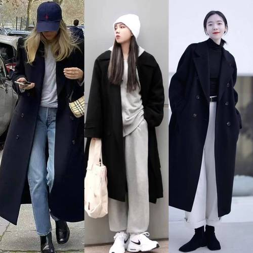 黑色风衣应该怎么搭配什么裤子