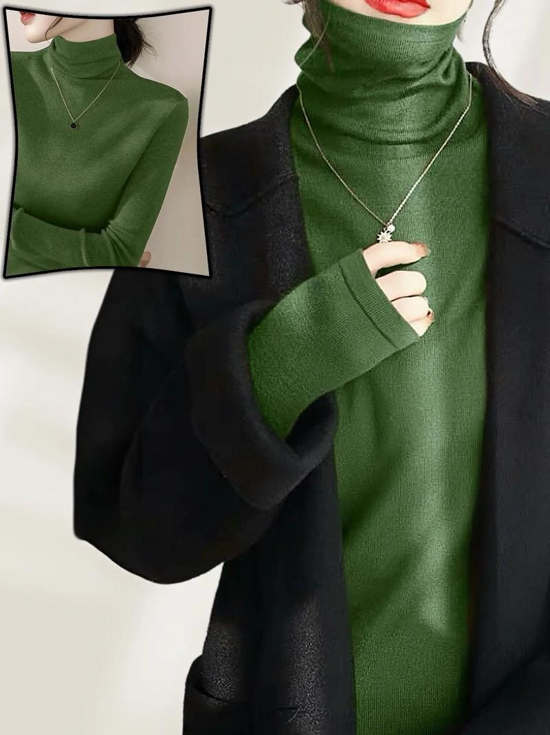 绿色外套配什么打底衫