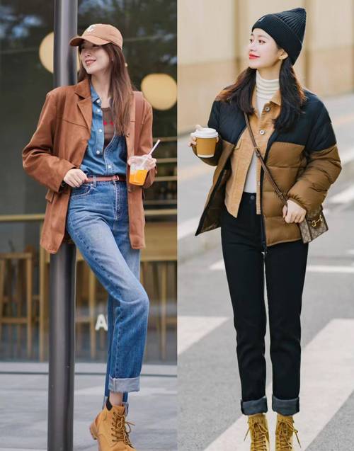 马丁靴配什么裤子好