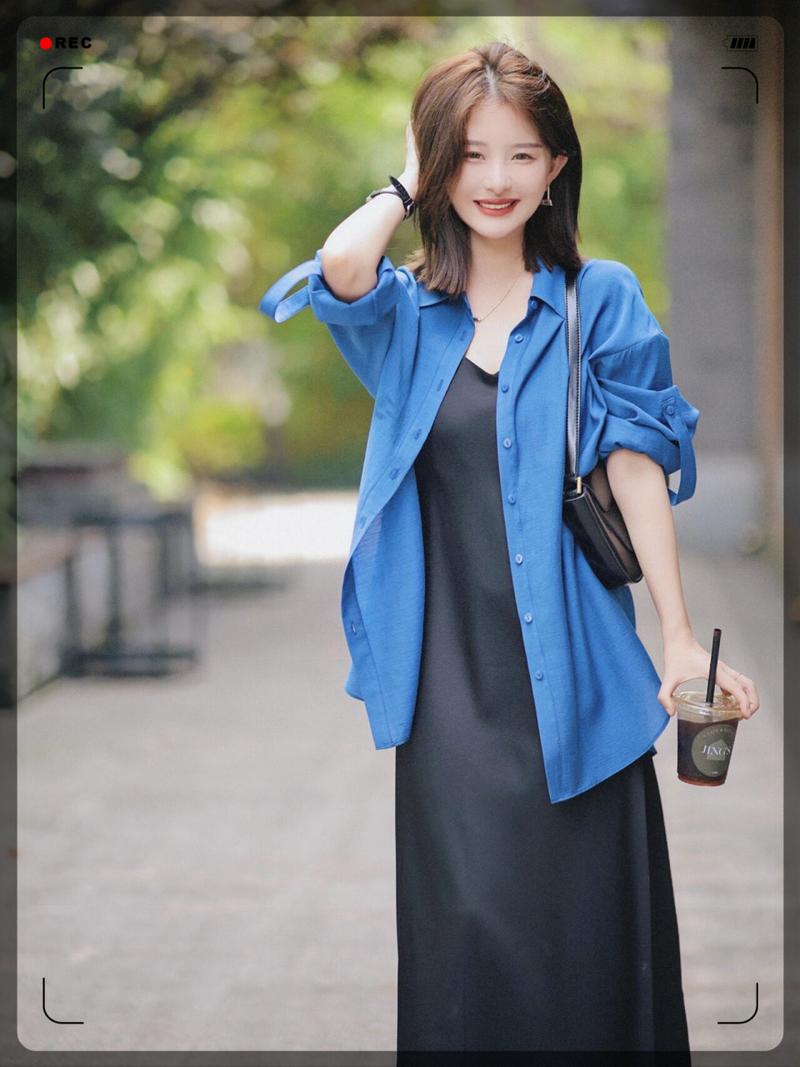 复古蓝色怎么搭配