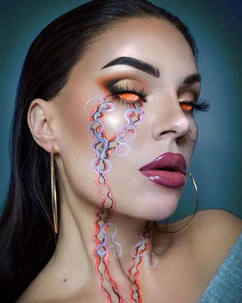 最新彩妆大赛作品图片