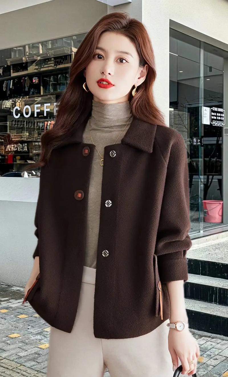 短款的毛呢外套怎么搭配图片