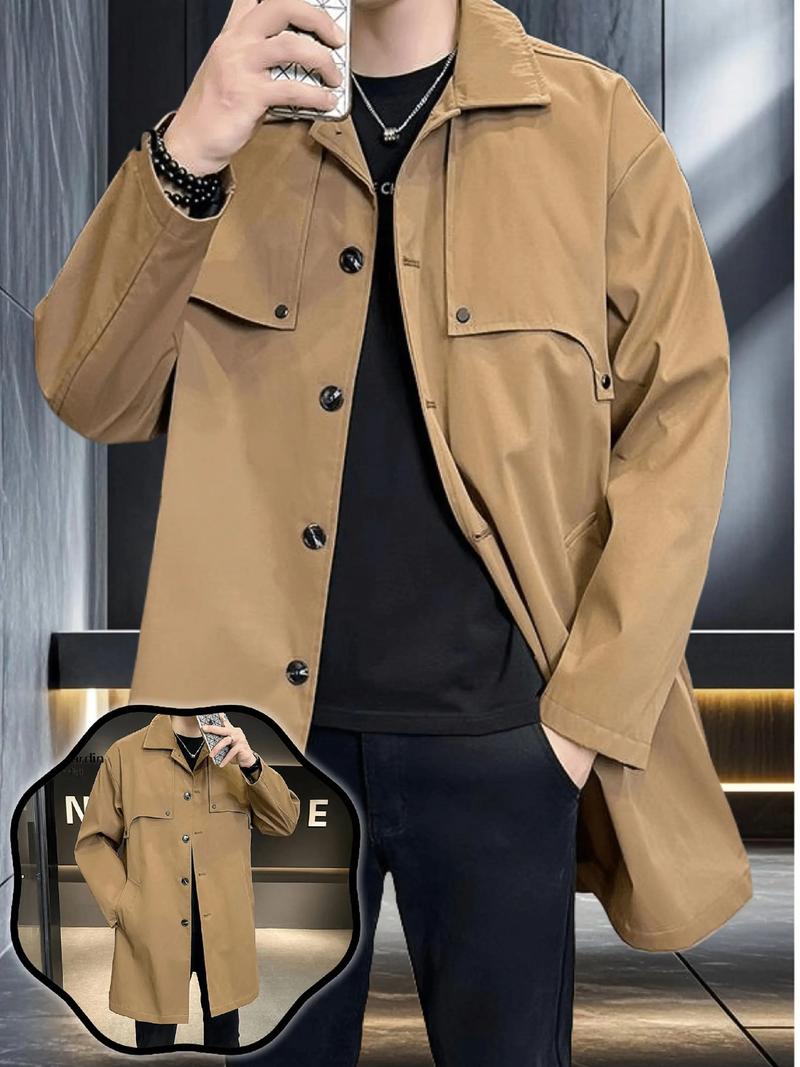 2025 男士风衣怎么搭配图片