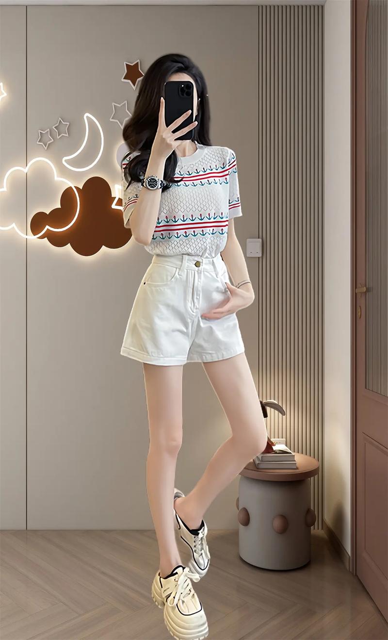 白色裤子配什么颜色短袖