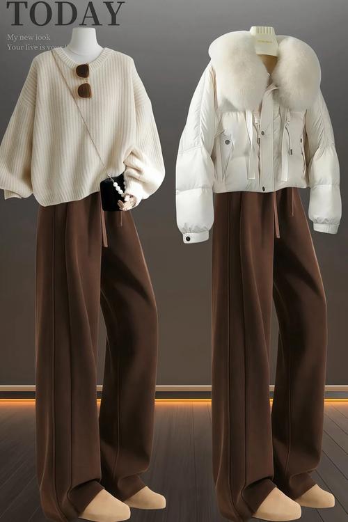 冬天小个子阔腿裤怎么搭配