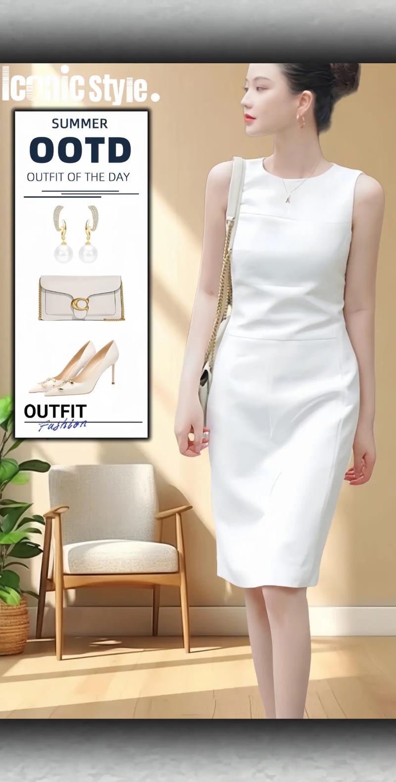 秋冬无袖连衣裙怎么搭配