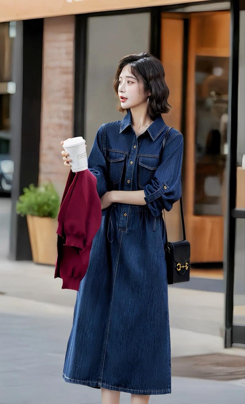 牛仔裙连衣裙怎么搭配