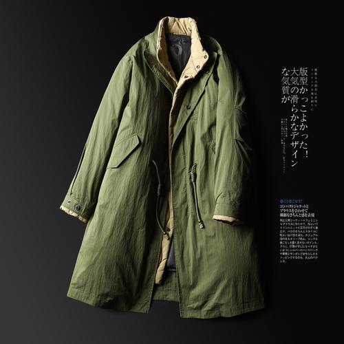 军绿色羽绒服怎么搭配围巾