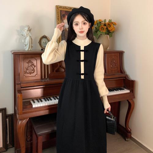 o型冬季连衣裙怎么搭配