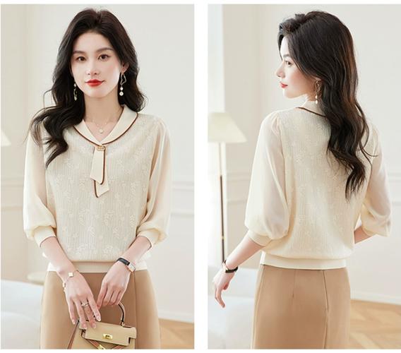 七分袖毛衣怎么搭配图