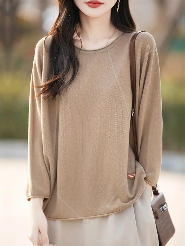 七分袖毛衣怎么搭配图