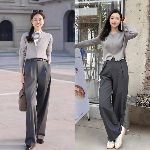 我想穿阔腿裤怎么搭配