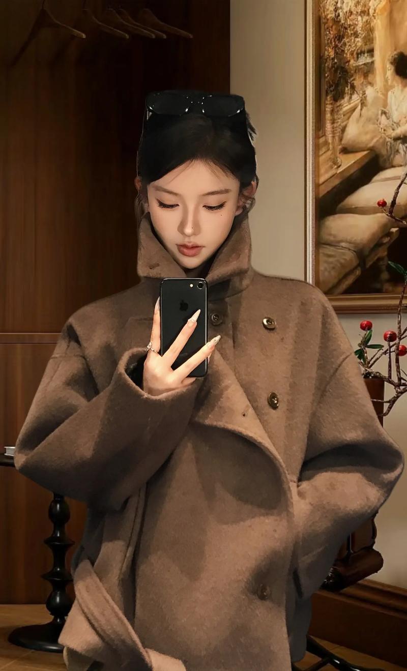 棕色大衣配什么鞋子