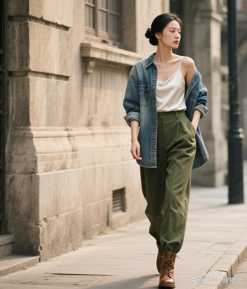 绿裤子配什么鞋子