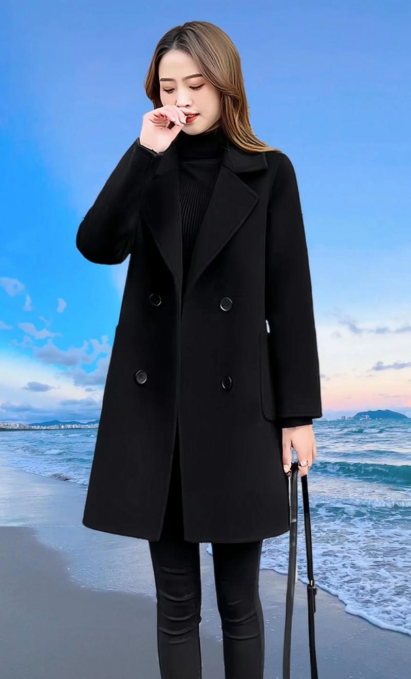 黑色妮子大衣怎么搭配