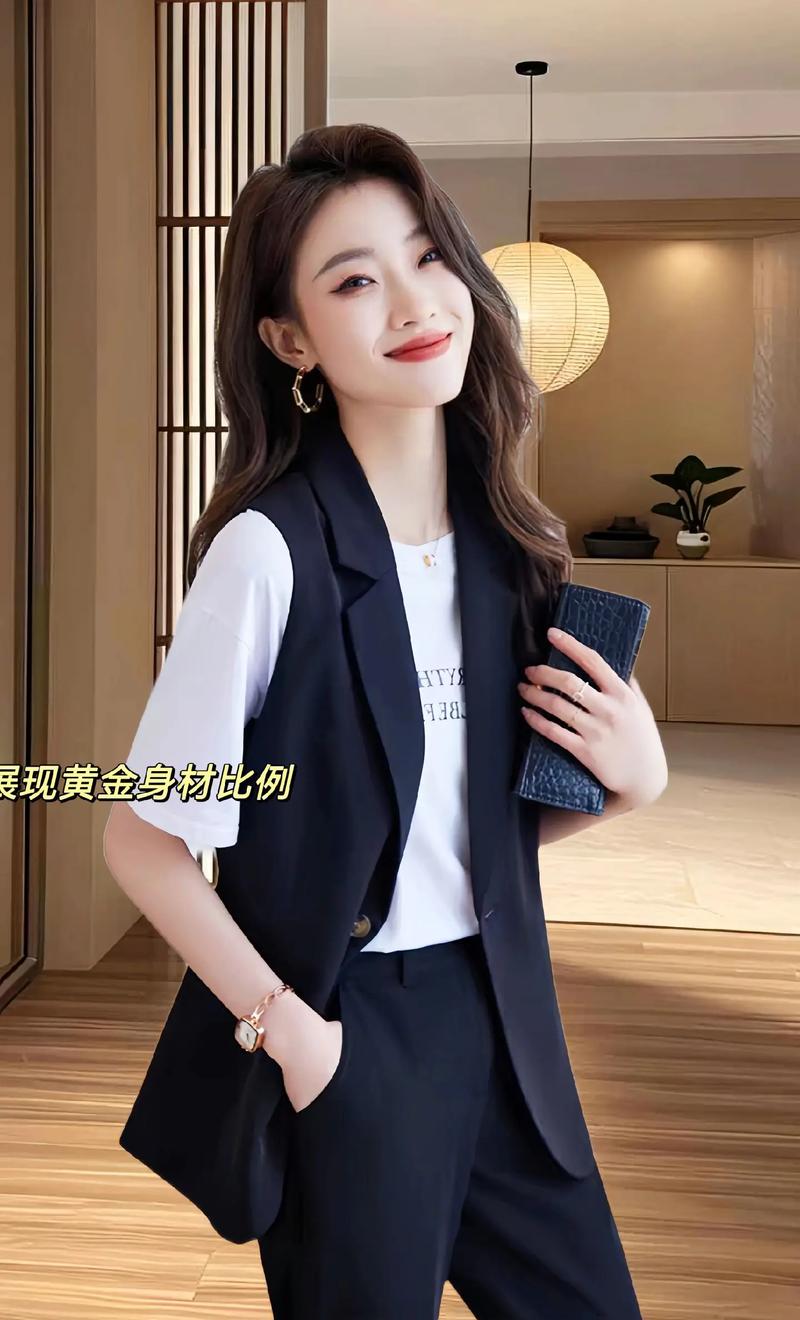 马甲怎么搭配好看女