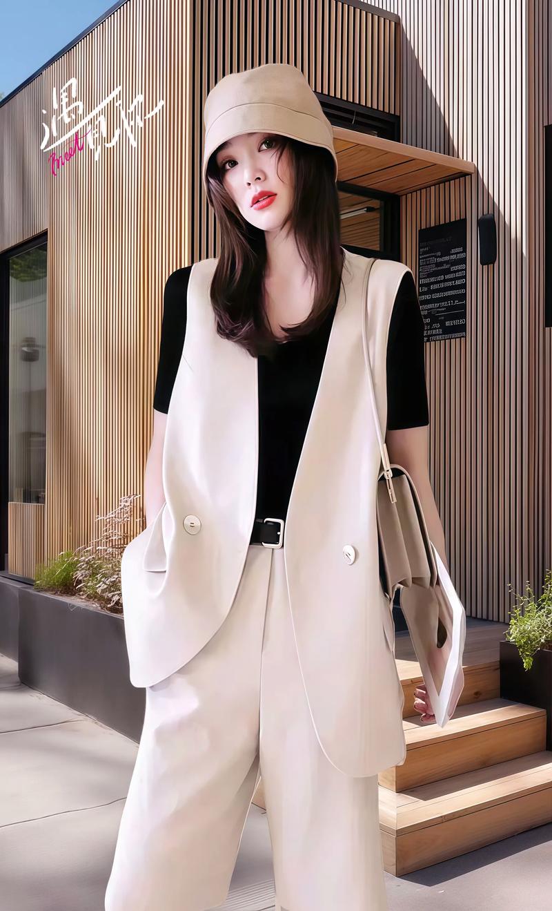 马甲怎么搭配好看女