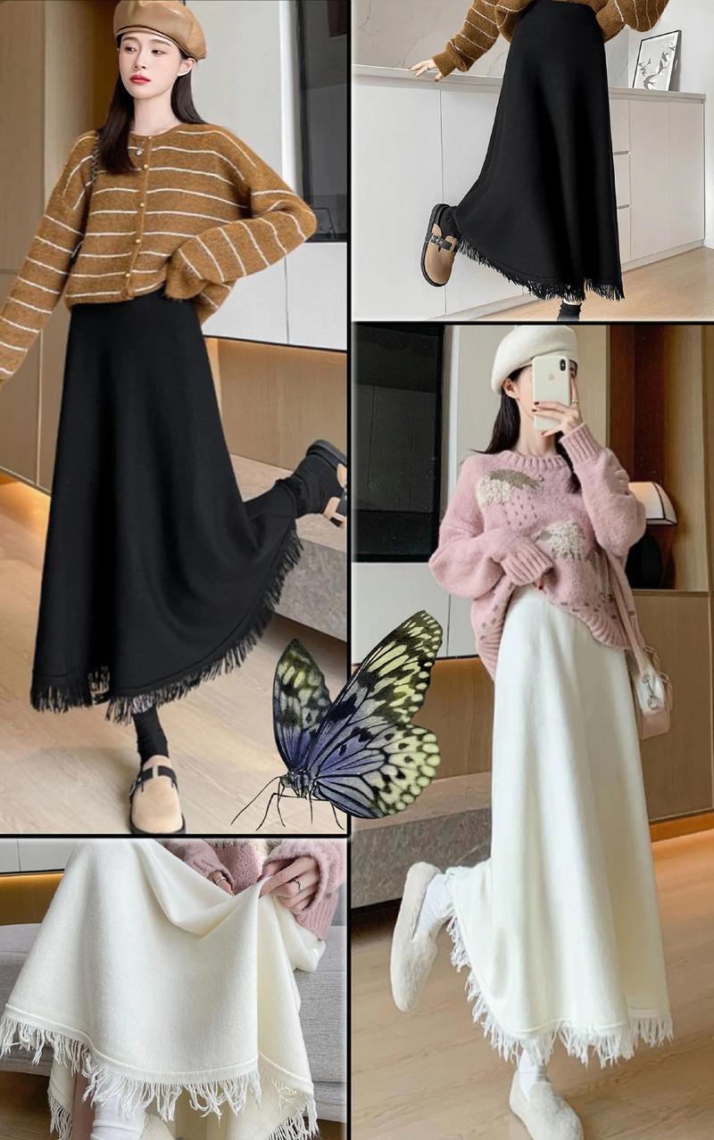 伞型长群怎么搭配