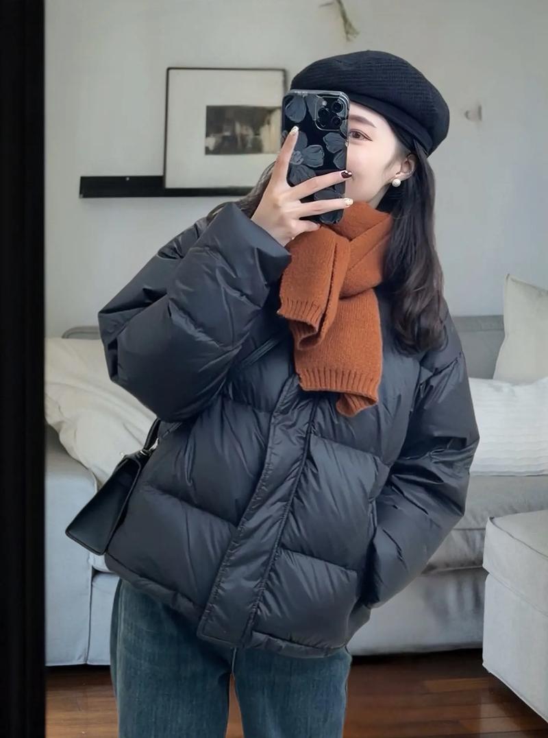 修身的羽绒服怎么搭配