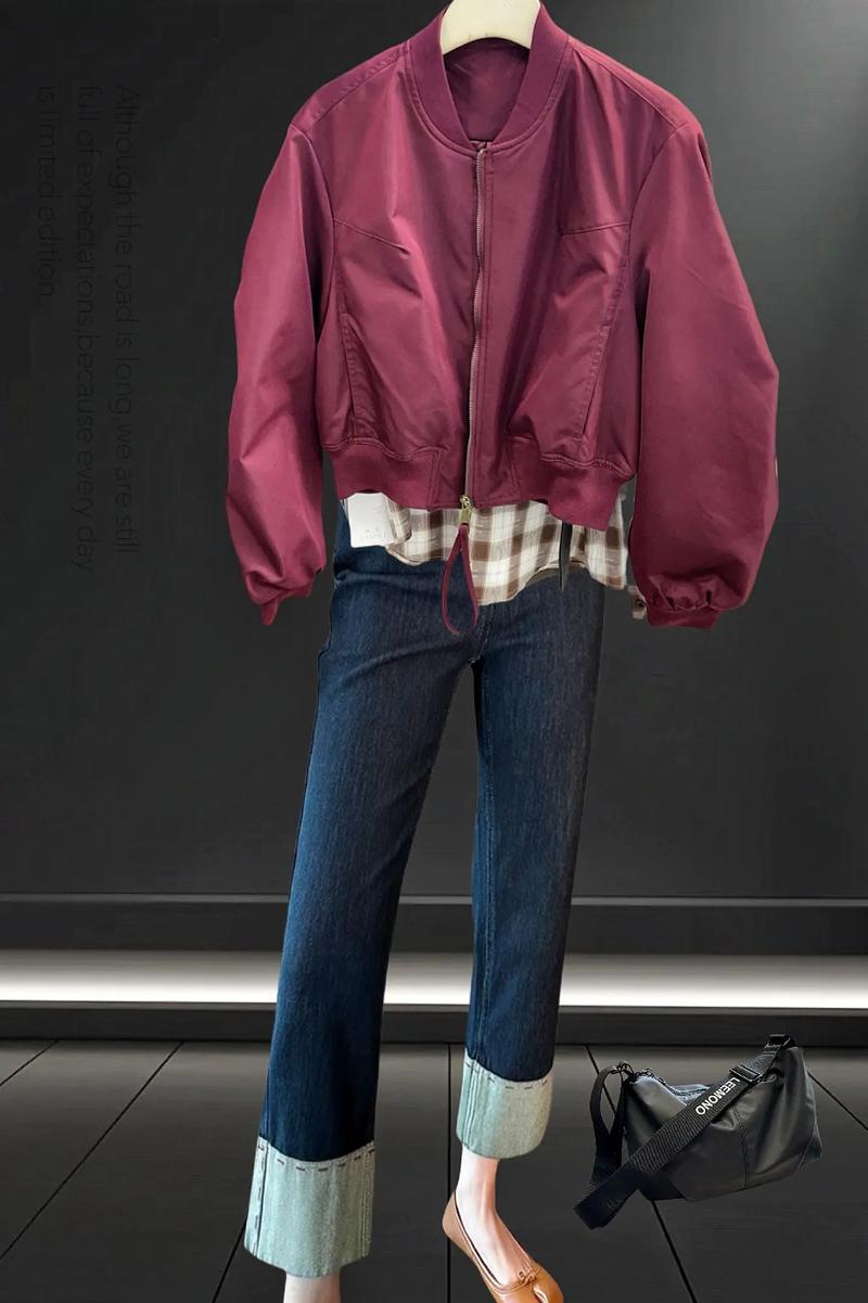 棒球服怎么搭配下摆荷叶边