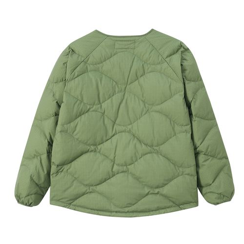 男士军绿色羽绒服怎么搭配