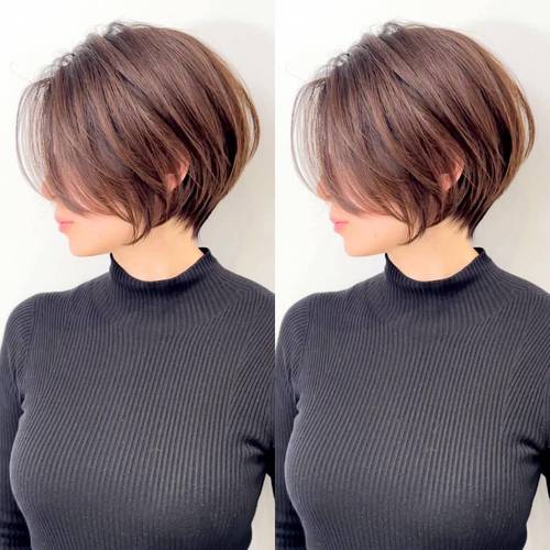 大饼脸适合什么短发