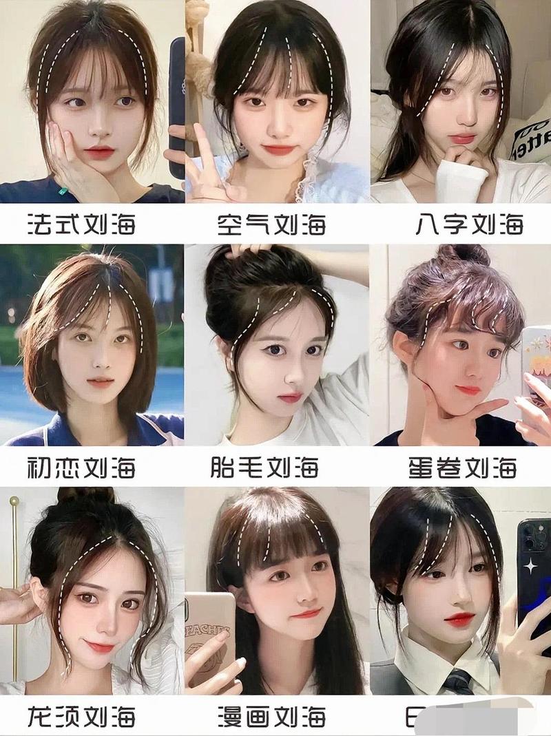 圆脸留什么刘海好看