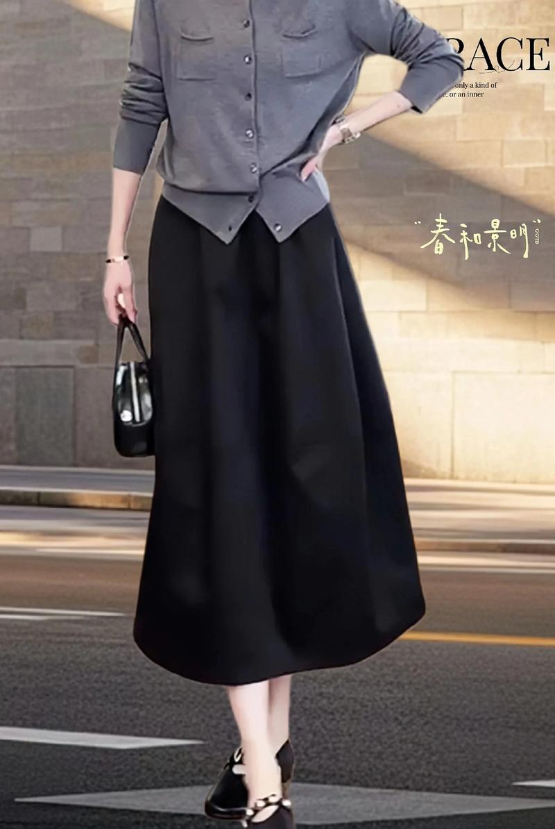 黑色包裙怎么搭配图片